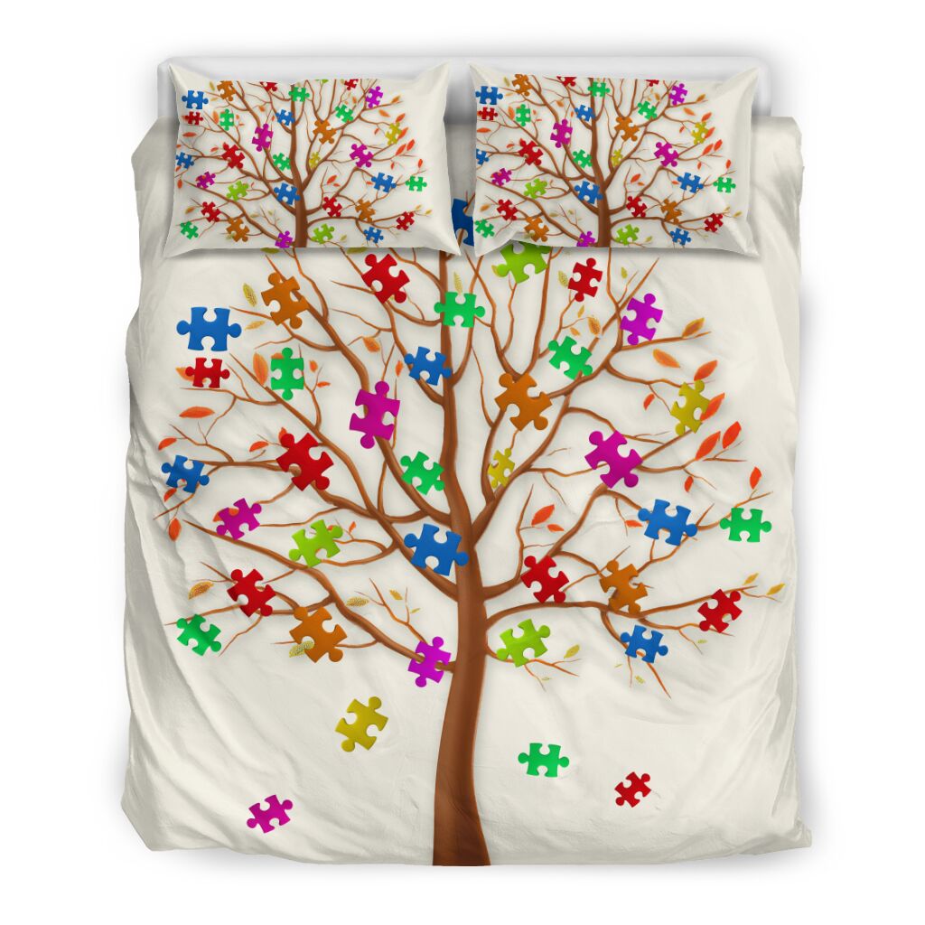 Grow Kindness Autism Awareness Bedding Set 0622
