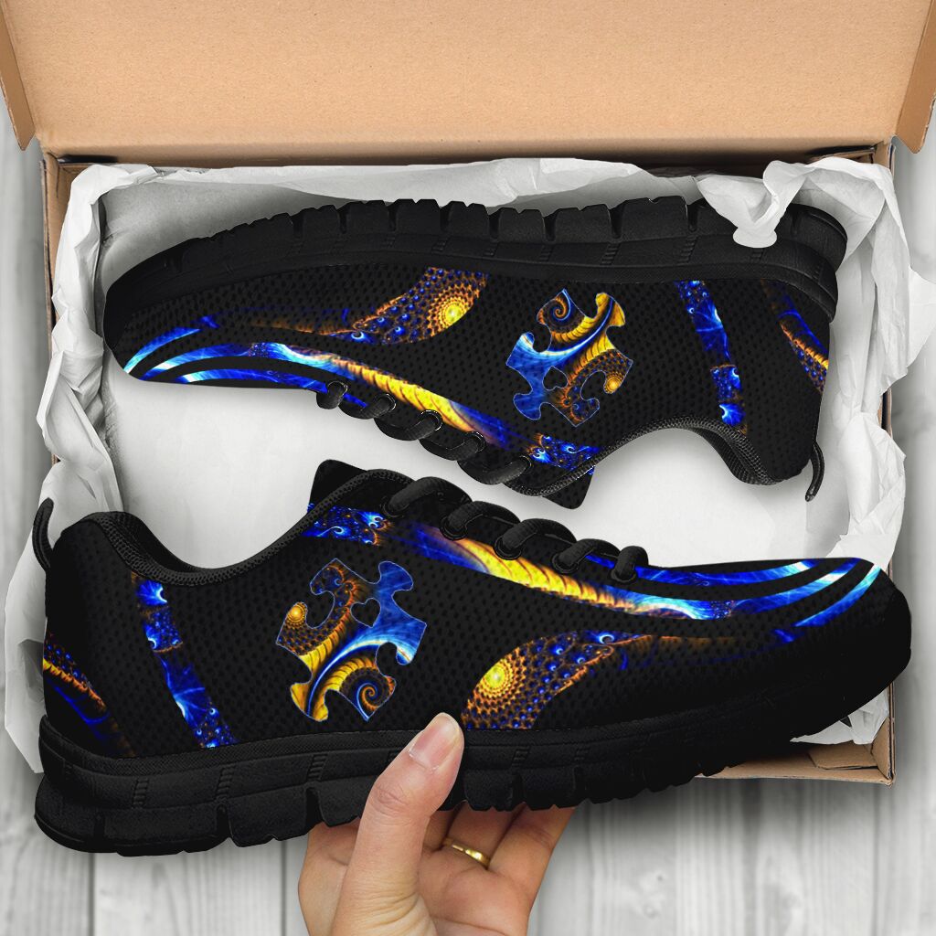 Light It Up Blue Autism Awareness Sneakers 0622