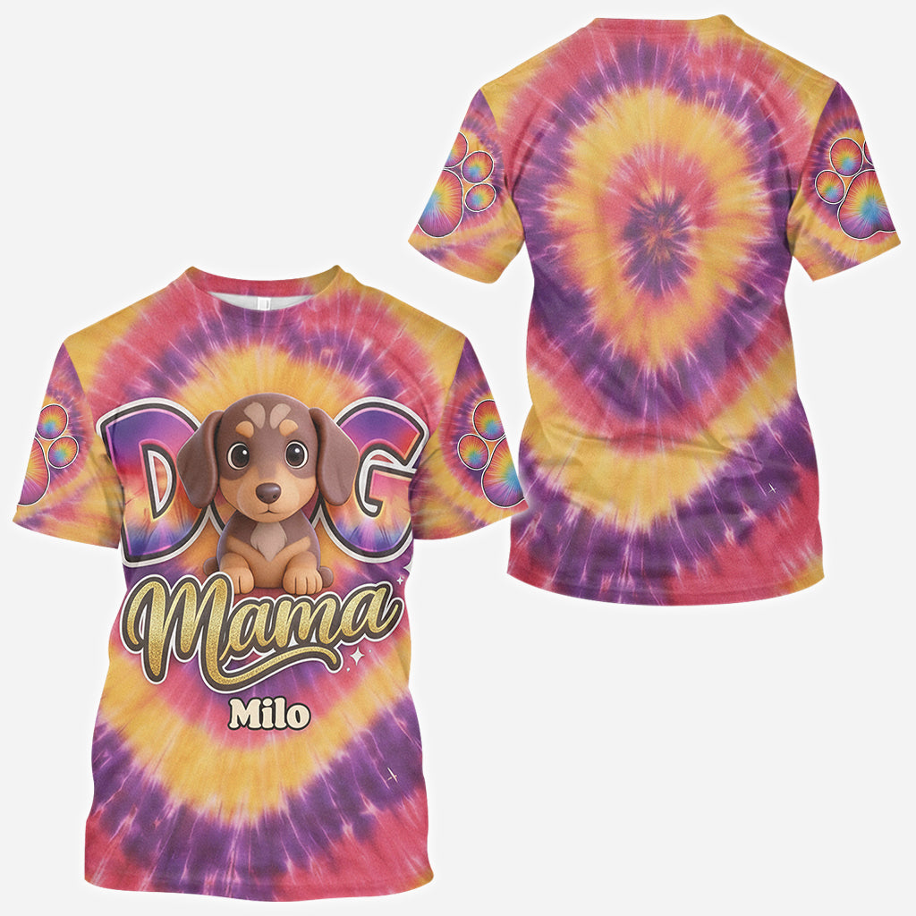 Custom Any Photo Dog Mama - Personalized Dog All Over Shirt