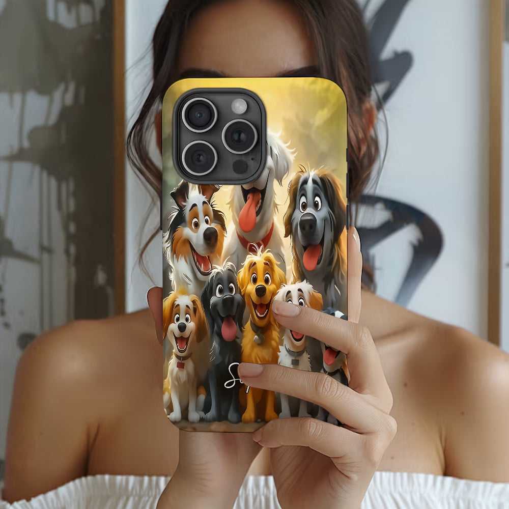 Just A Girl Who Loves Dogs - Personalized Dog Full Print Phone Case