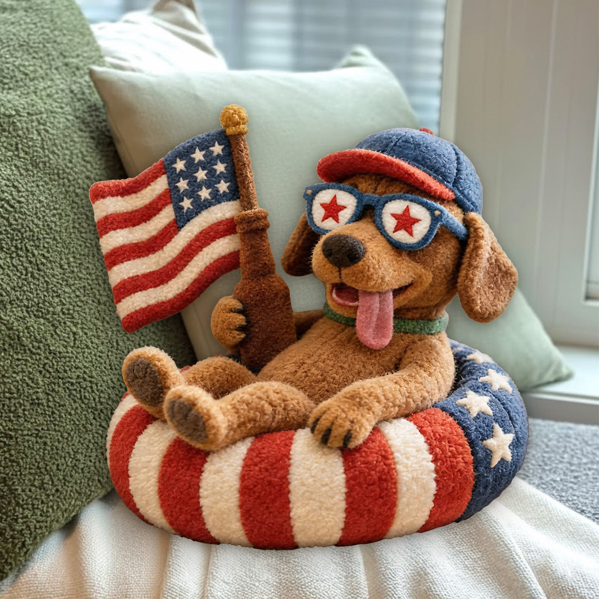 Gift for Pet Lovers - Personalized Dog Premium Faux Fur Pillow