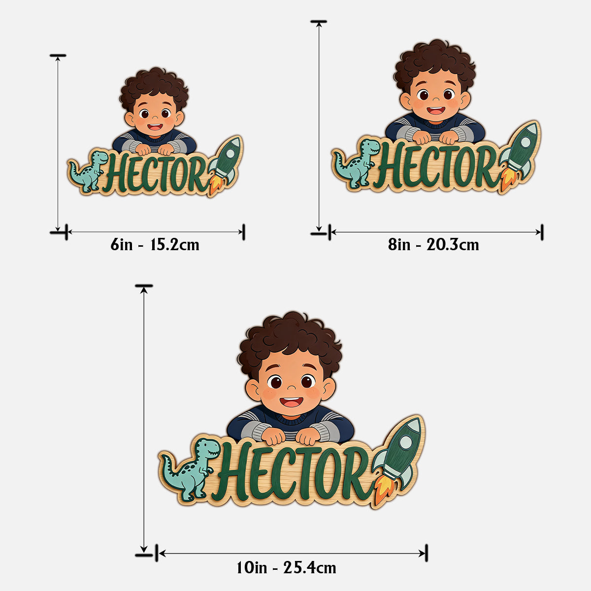 Custom Any Photo - Personalized Kid 2 Layered Wood Sign / Wood Plaque