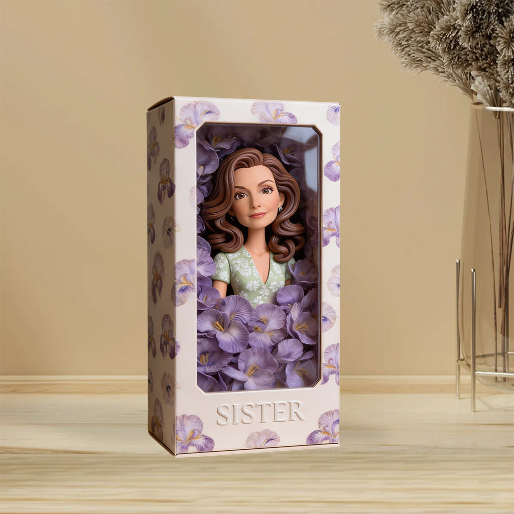Custom Any Photo, Any Flower - Personalized Flower Lover Custom Shaped Acrylic Plaque
