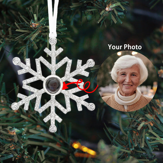 Personalized Photo Ornament - Capture Your Love in Sparkling Elegance