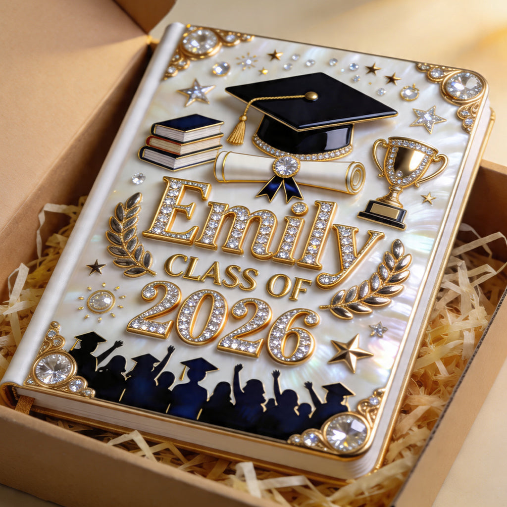 Class Of 2026 - Personalized Graduation Leather Journal