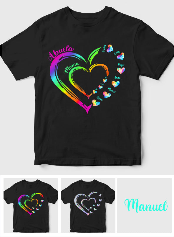 Bendecido De Ser llamado - Personalized Grandma T-shirt And Hoodie