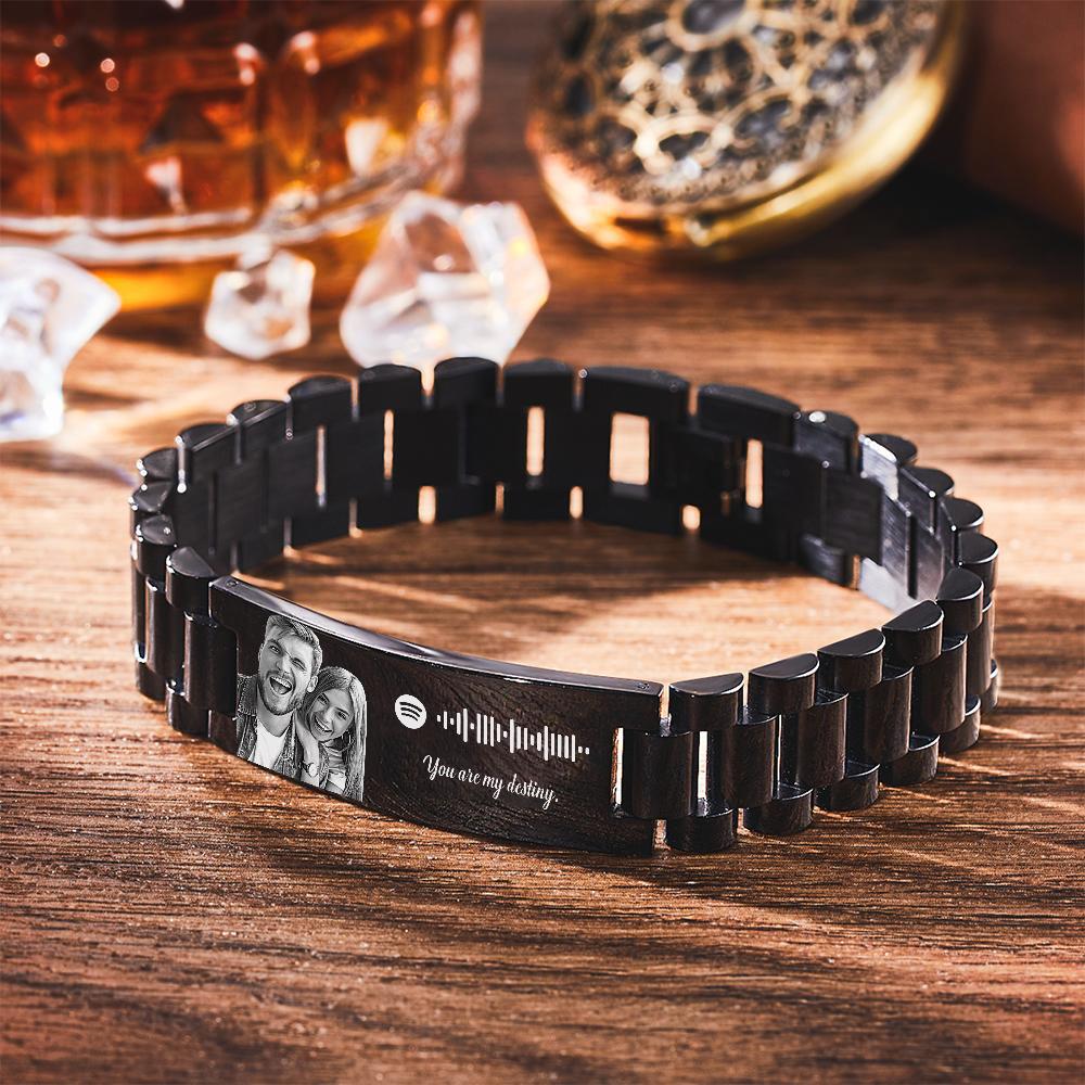 Our Song - Personalized Couple Spotify Code Bracelet