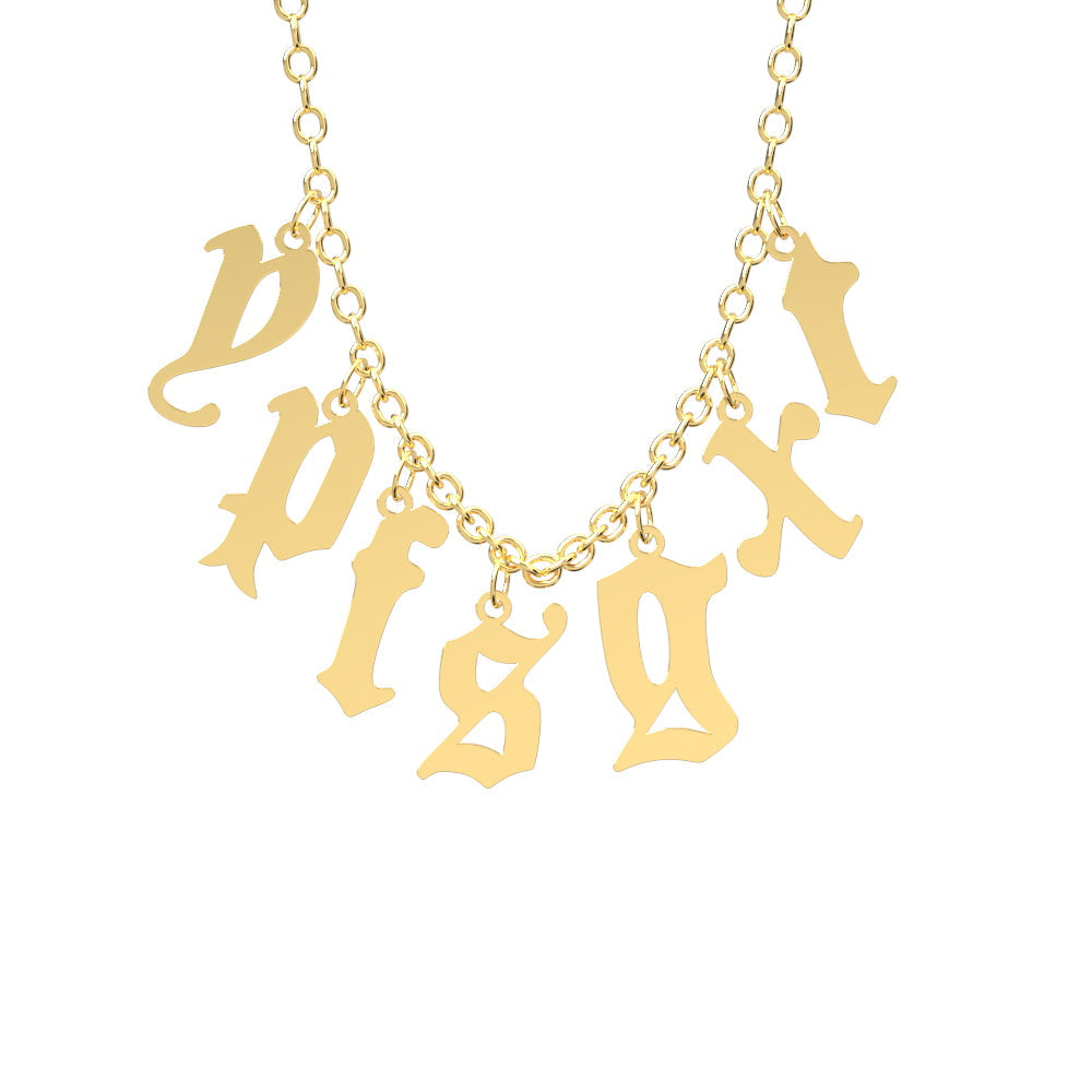 Any Letter - Personalized Initial Necklace