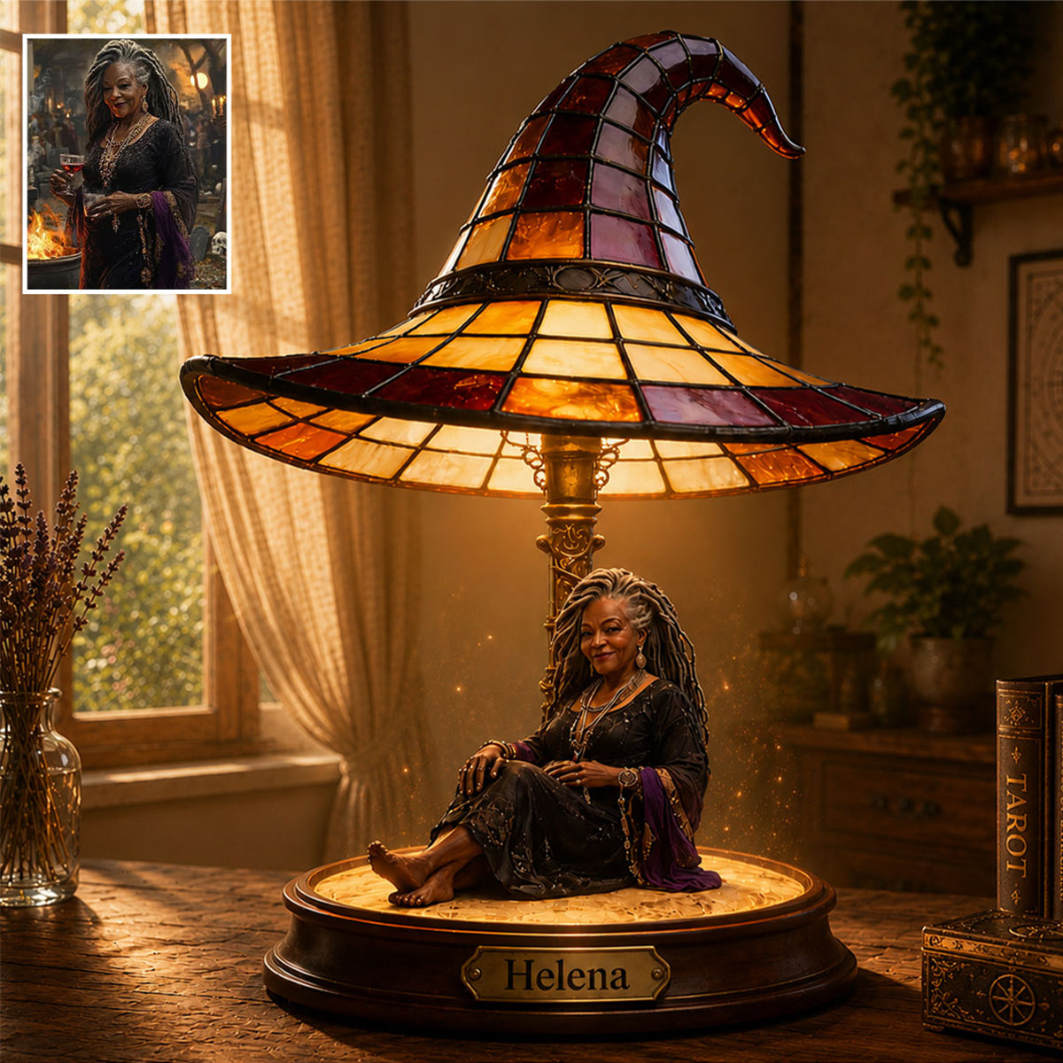 Be A Witch - Personalized Witch Acrylic LED Night Light