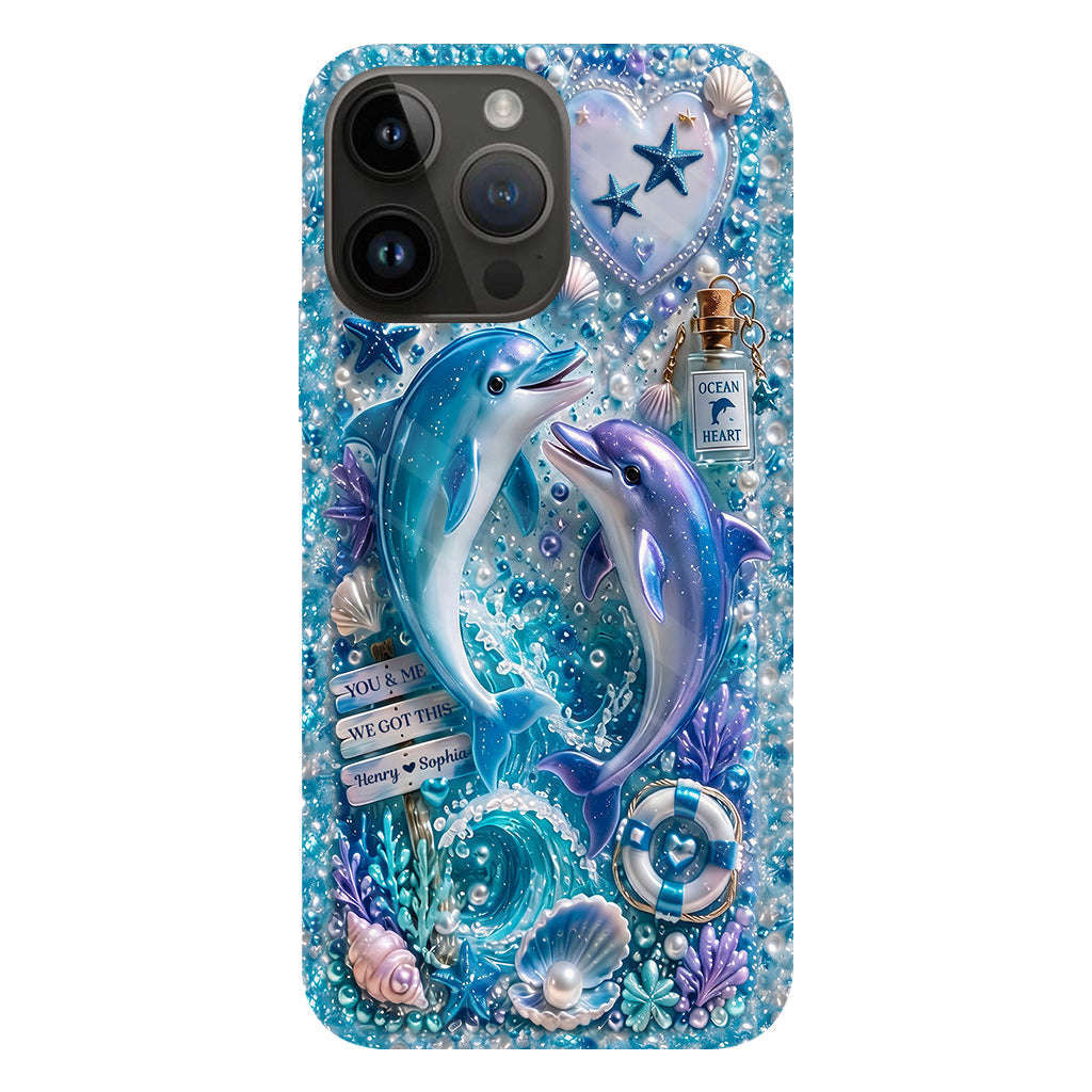 I'm Yours - Personalized Dolphin Full Print Phone Case