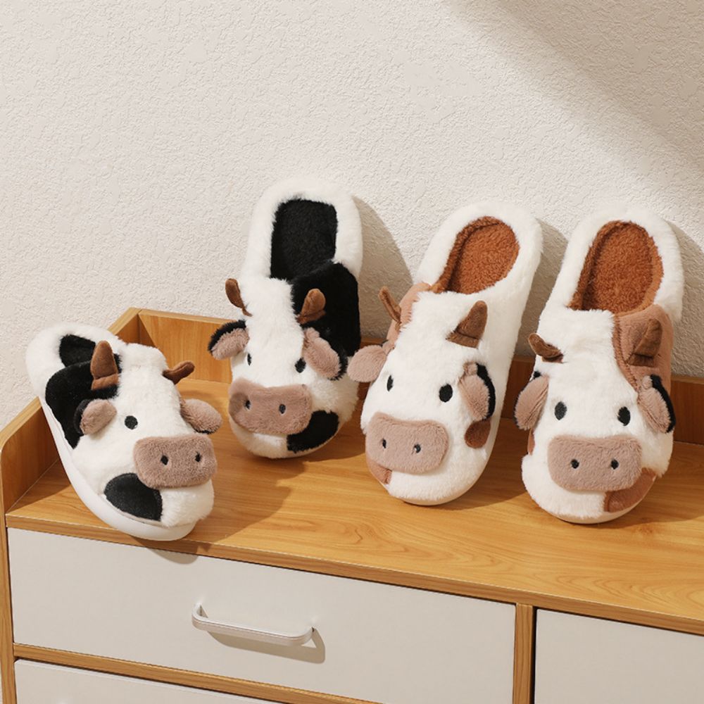 Cow Cotton Cow Slippers - gift for anyone - Slippers