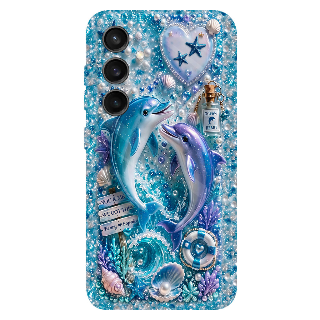 I'm Yours - Personalized Dolphin Full Print Phone Case