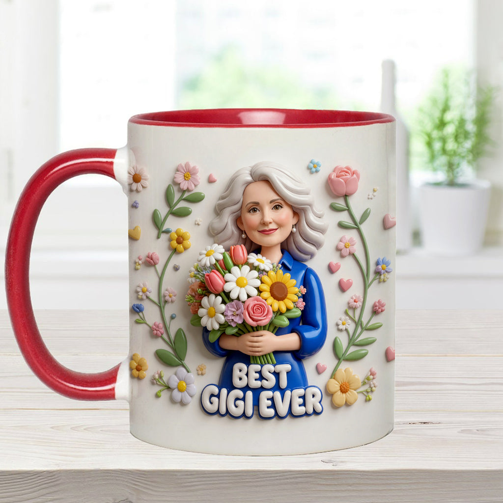 Custom Any Photo - Personalized Mother Accent Mug & Coaster