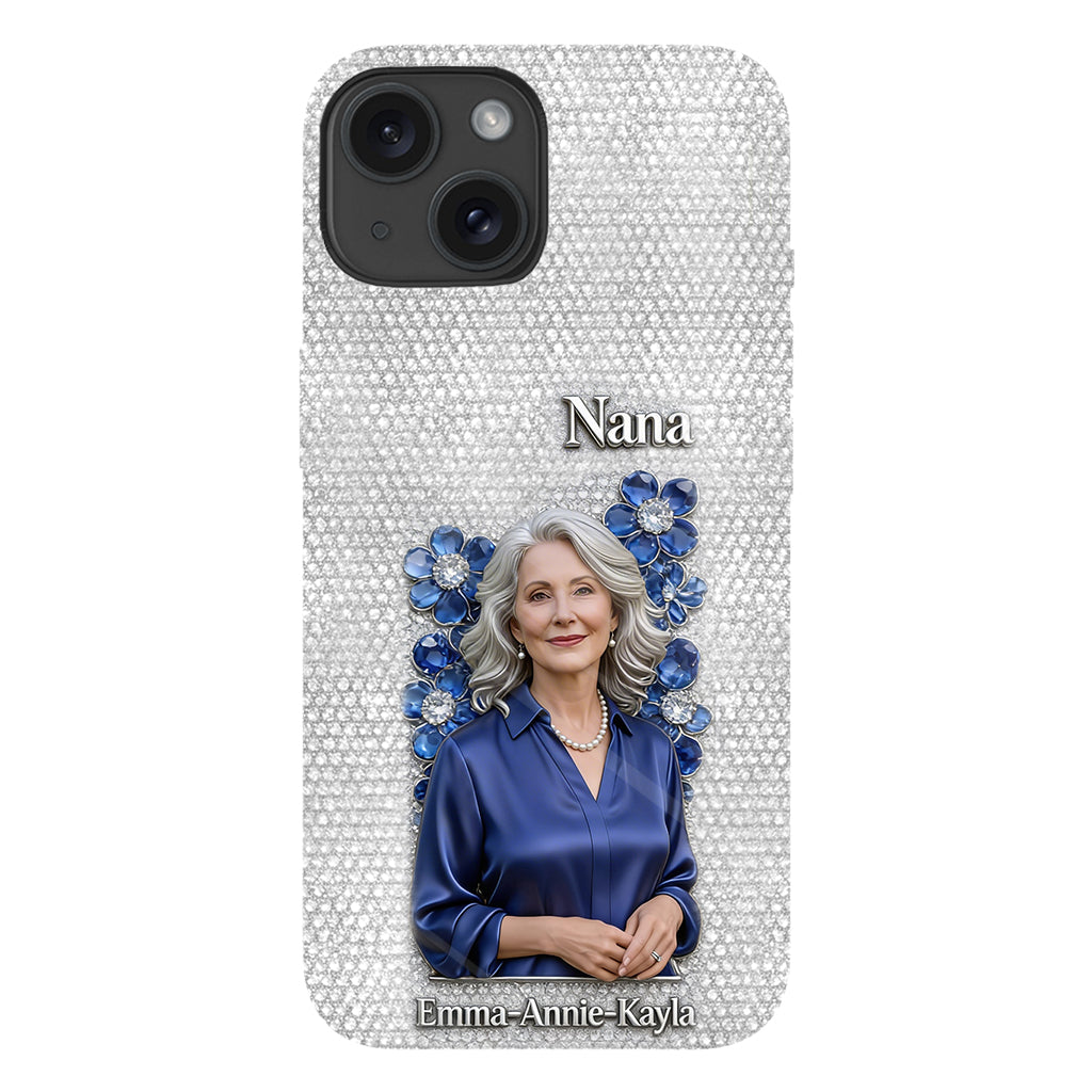 Forever Loved Grandma Diamond - Perfect Mother's Day Gift - Personalized Grandma Full Print Phone Case