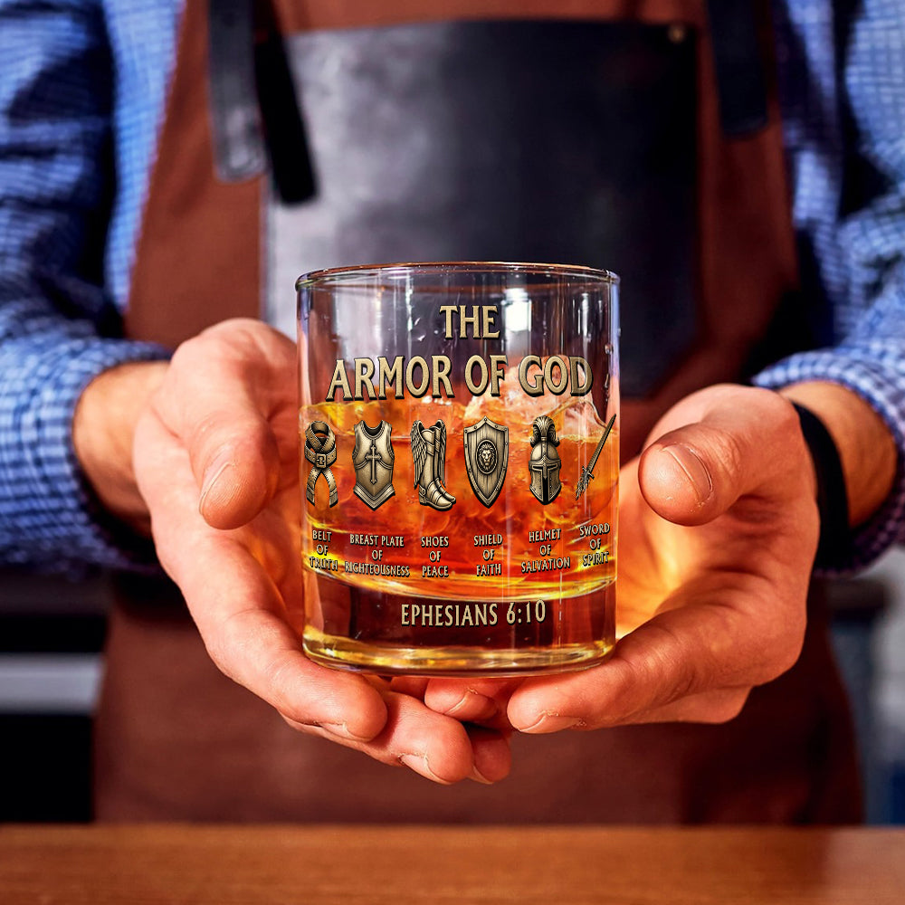 Amor Of God - Personalized Christian Whiskey Glass
