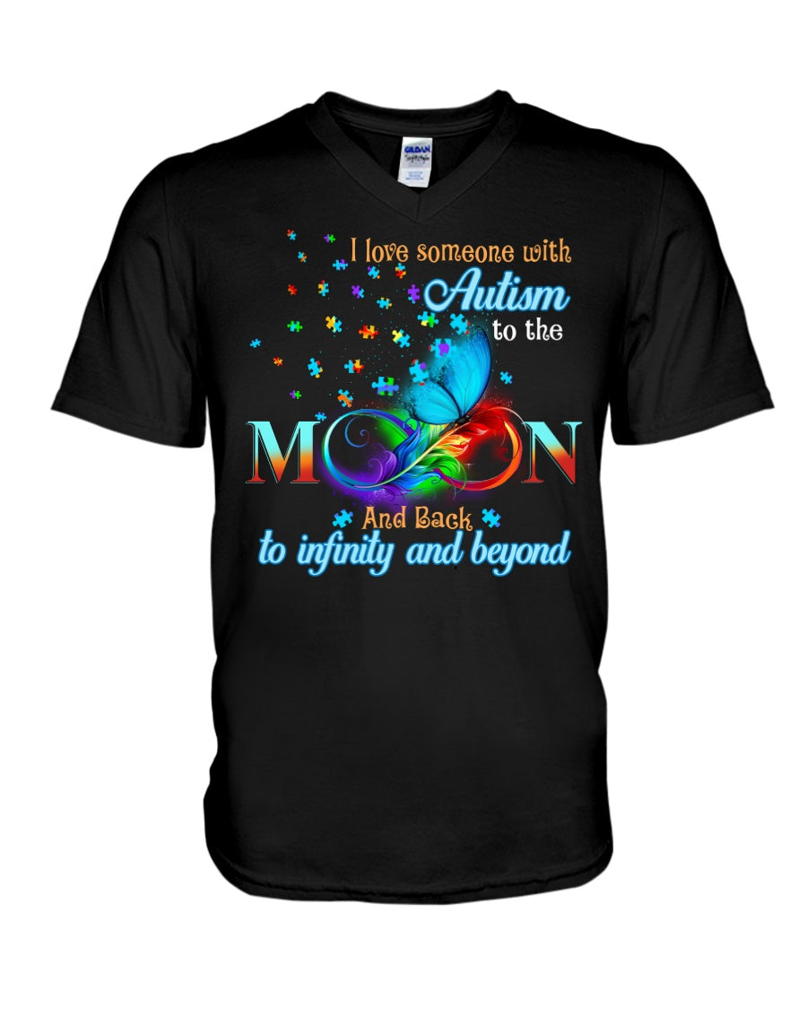 I Love Someone With Autism - Autism Awareness T-shirt and Hoodie 0520