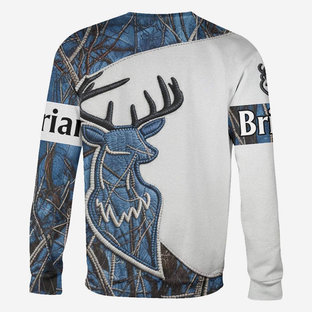 Couple Matching Shirts, Hunting Couple Matching Shirt - Personalized Hunting All Over Shirt