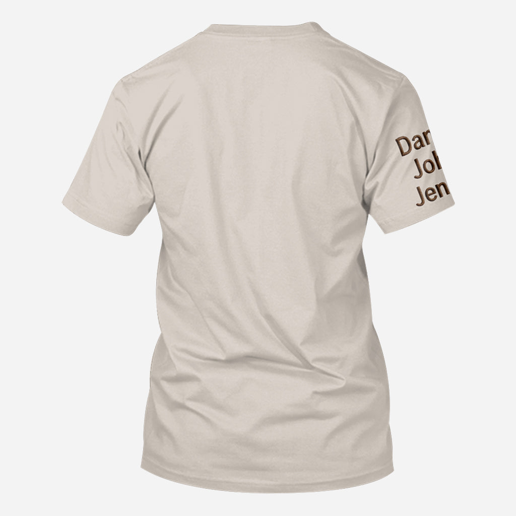 Best Dad Ever - Personalized Father All Over Shirt