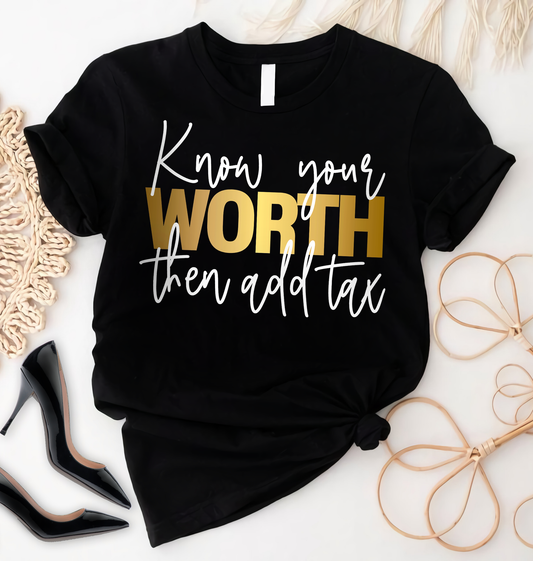 Know Your Worth African American T-shirt & Hoodie 0224