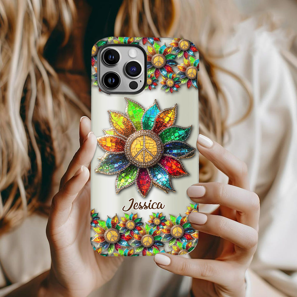 Hippie Soul - Personalized Hippie Full Print Phone Case