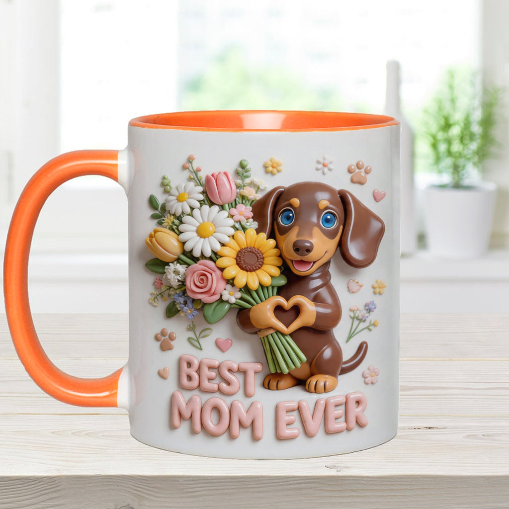 Custom Any Photo - Personalized Dog Accent Mug & Coaster