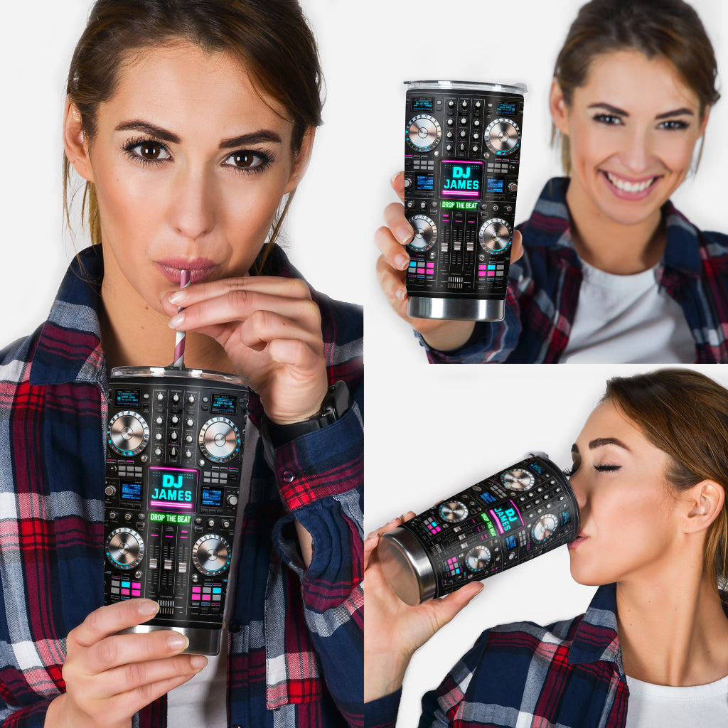 Drop The Beat - Personalized DJ Tumbler