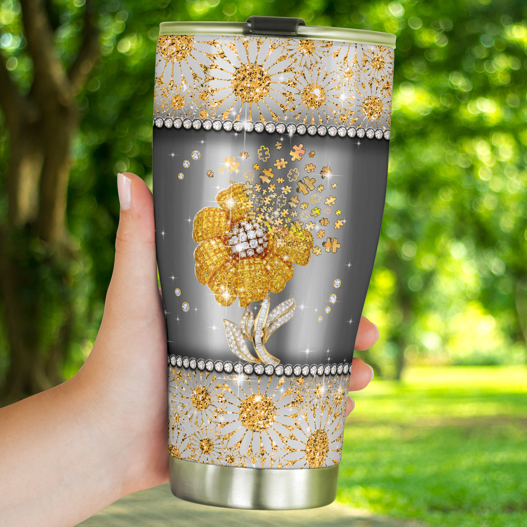 Accept Understand Love Autism Awareness Tumbler 0622