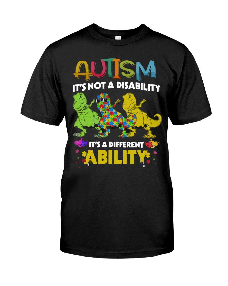 Autism A Different Ability - Autism Awareness T-shirt and Hoodie 0921