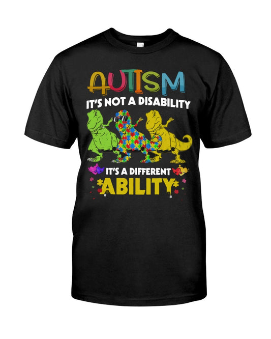 Autism A Different Ability - Autism Awareness T-shirt and Hoodie 0921