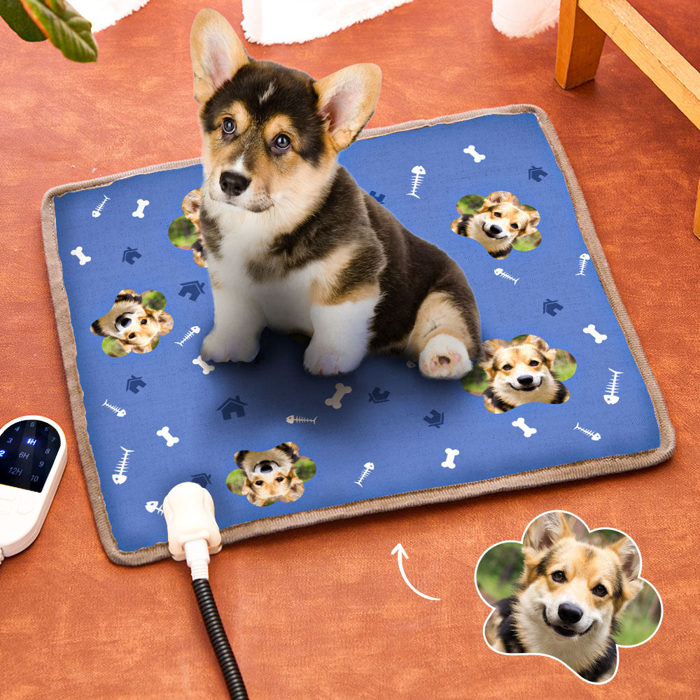 Any Pet Photo - Personalized Dog Heating Pad For Pet