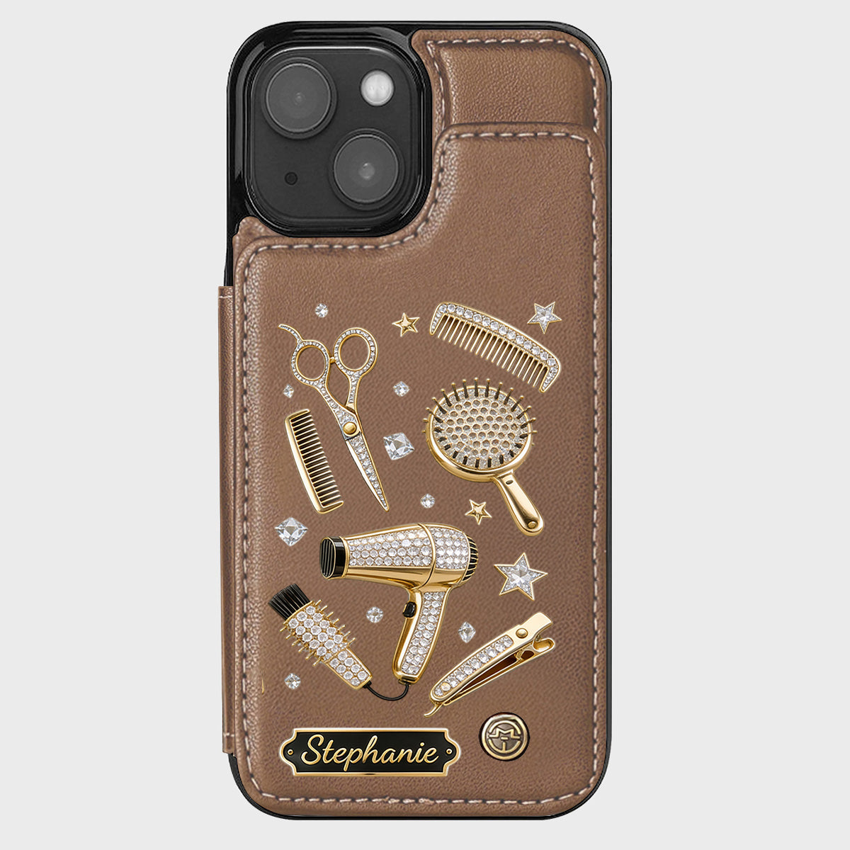 Hairdresser Scissors Salon Decor - Personalized Hairdresser Wallet Phone Case