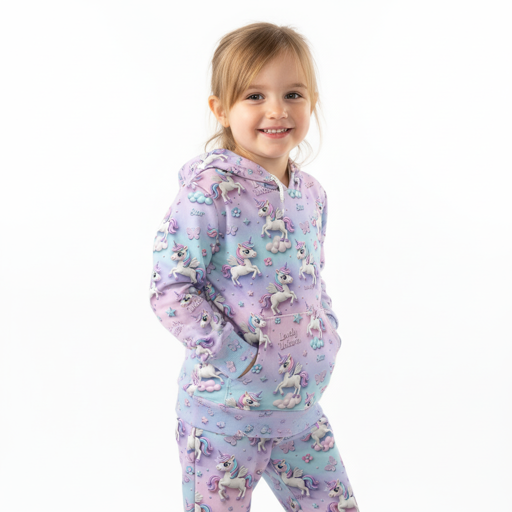 Construction Truck - Personalized Kid Kid Hoodie & Kid Jogger Sweatpants