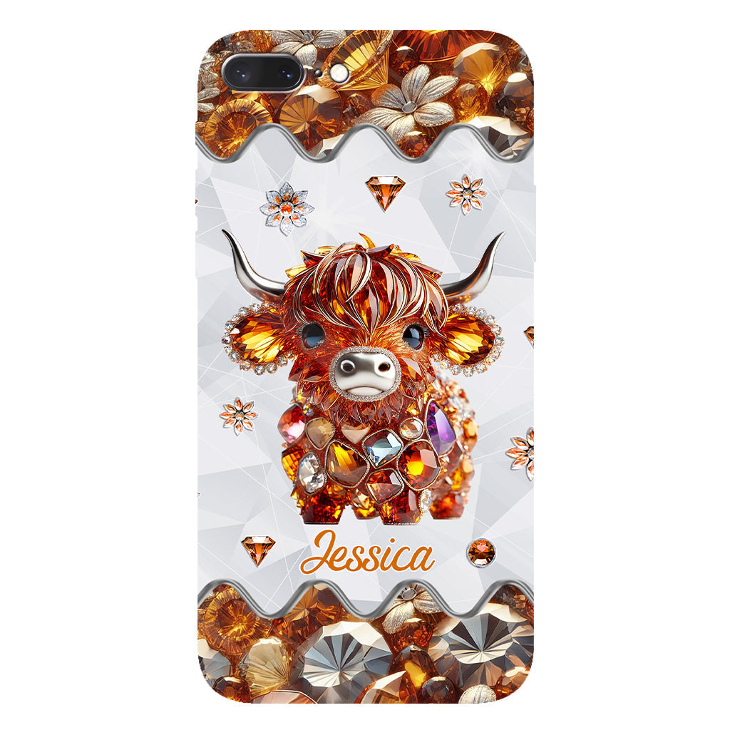 Just A Girl Who Loves Highland Cows - Personalized Full Print Phone Case
