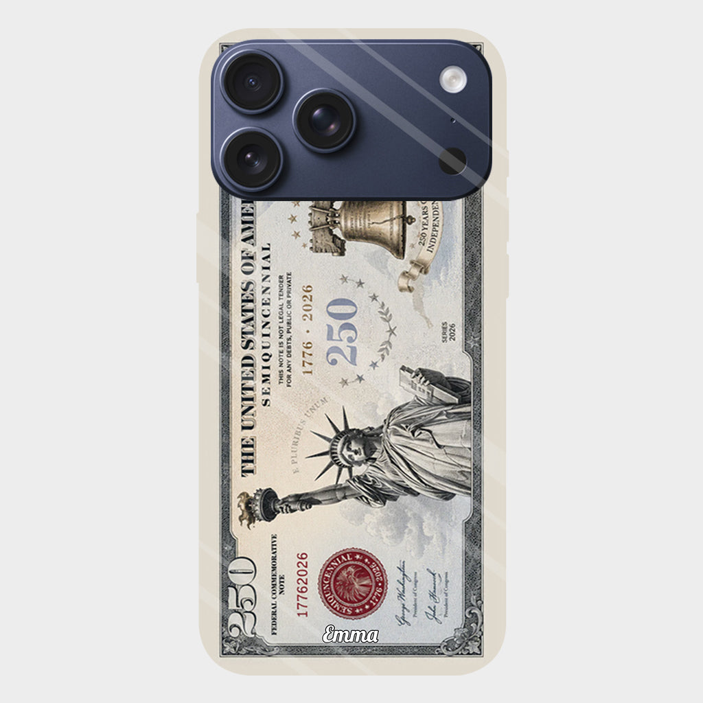 Commemorative Bills Funny 4th Of July 250th Anniversary - Personalized Independence Day/ 4th of July Full Print Phone Case
