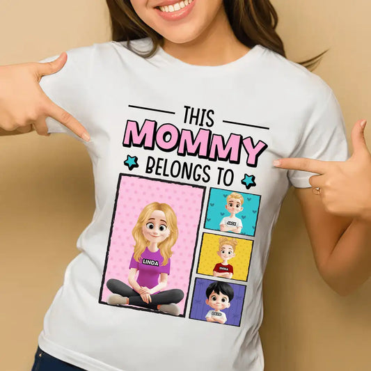 Custom Mommy Tee for Families with Personalized Design