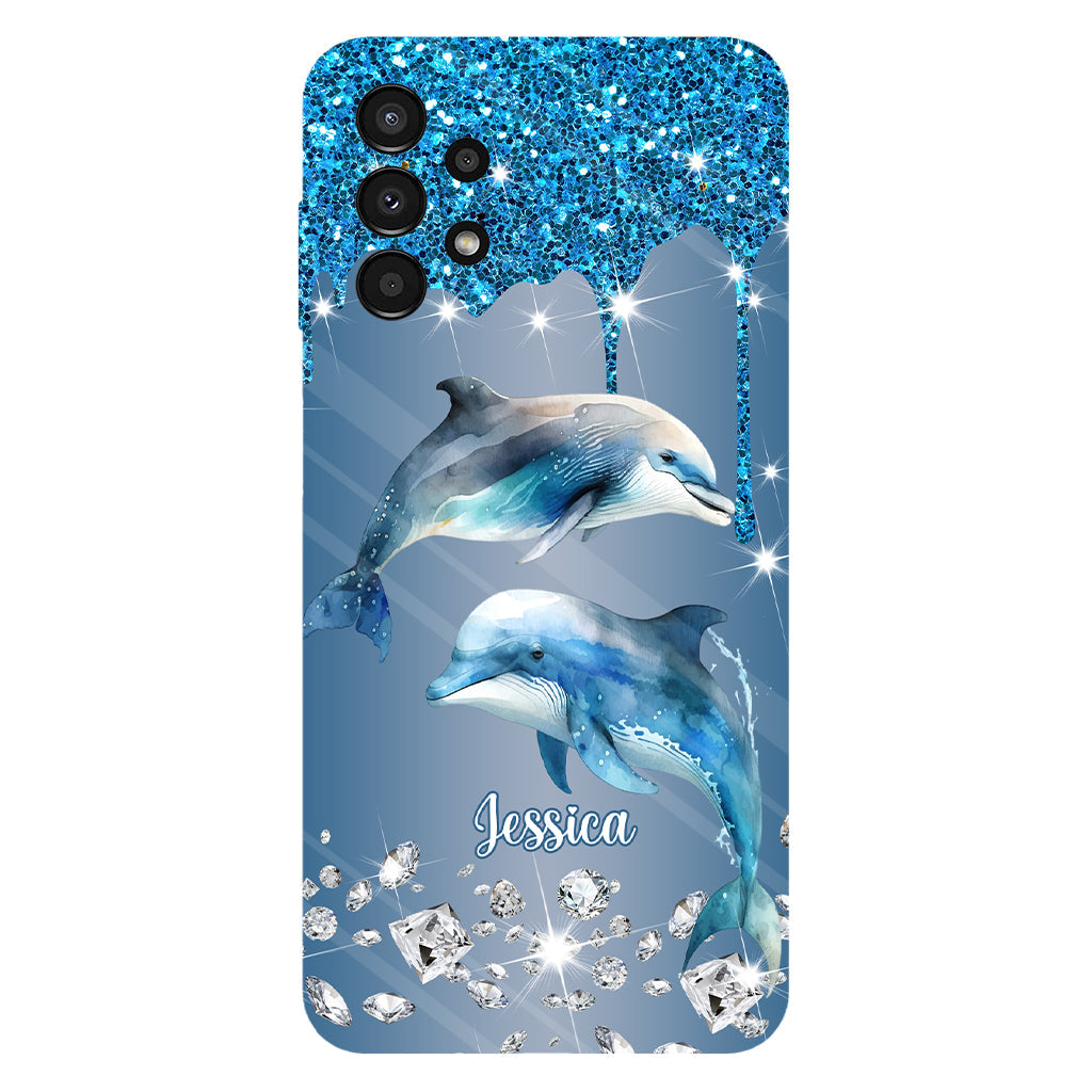Beautiful Dolphins - Personalized Dolphin Full Print Phone Case