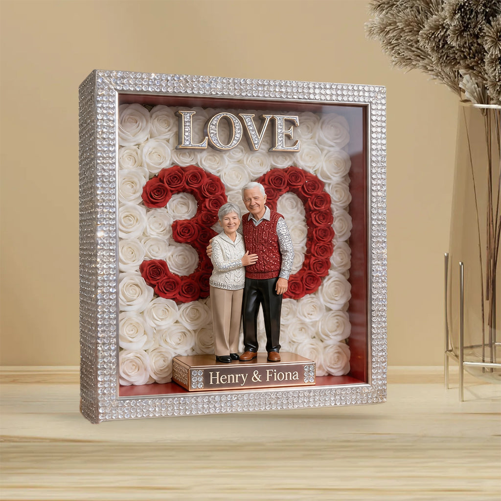Custom Any Photo Anniversary - Personalized Couple Custom Shaped Acrylic Plaque