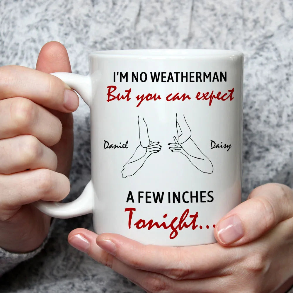 Custom Couple Mug with Names – Romantic Minimal Line Art Ceramic Coffee Cup Gift