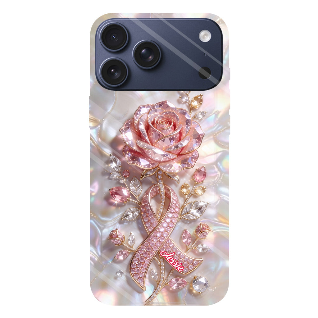 Faith Hope Love - Personalized Breast Cancer Awareness Full Print Phone Case