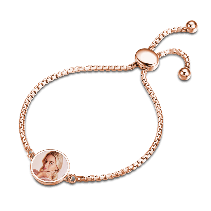 Any Photo - Personalized Circle Photo Bracelet