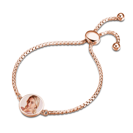 Any Photo - Personalized Circle Photo Bracelet