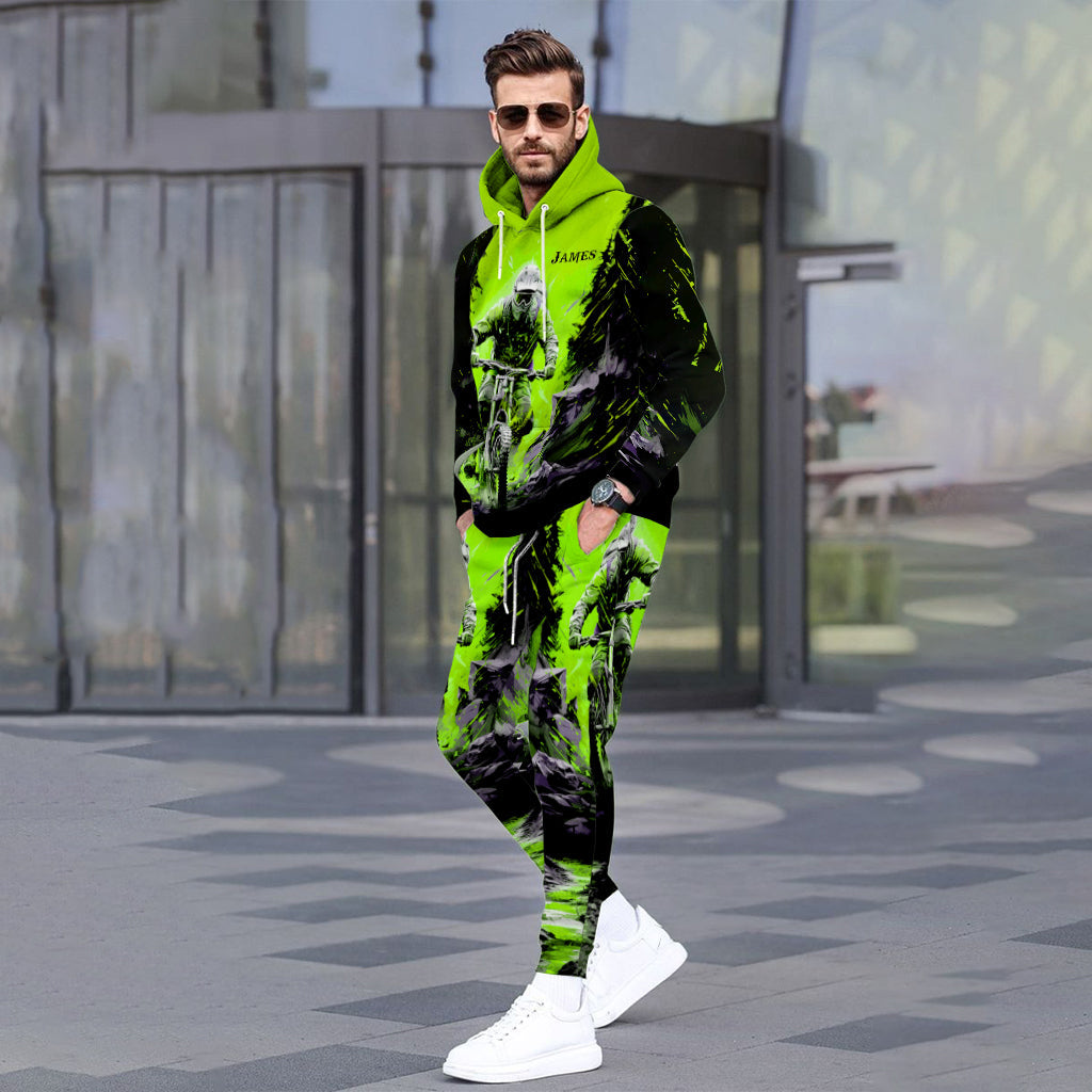 Cool Dirt Bike, Motocross - Personalized Dirt Bike Hoodie and Sweatpants