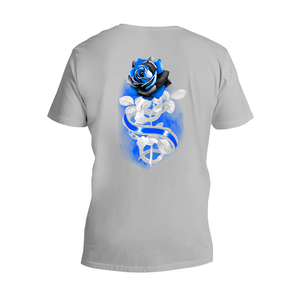 Blue Rose - Police Officer T-shirt And Hoodie 062021
