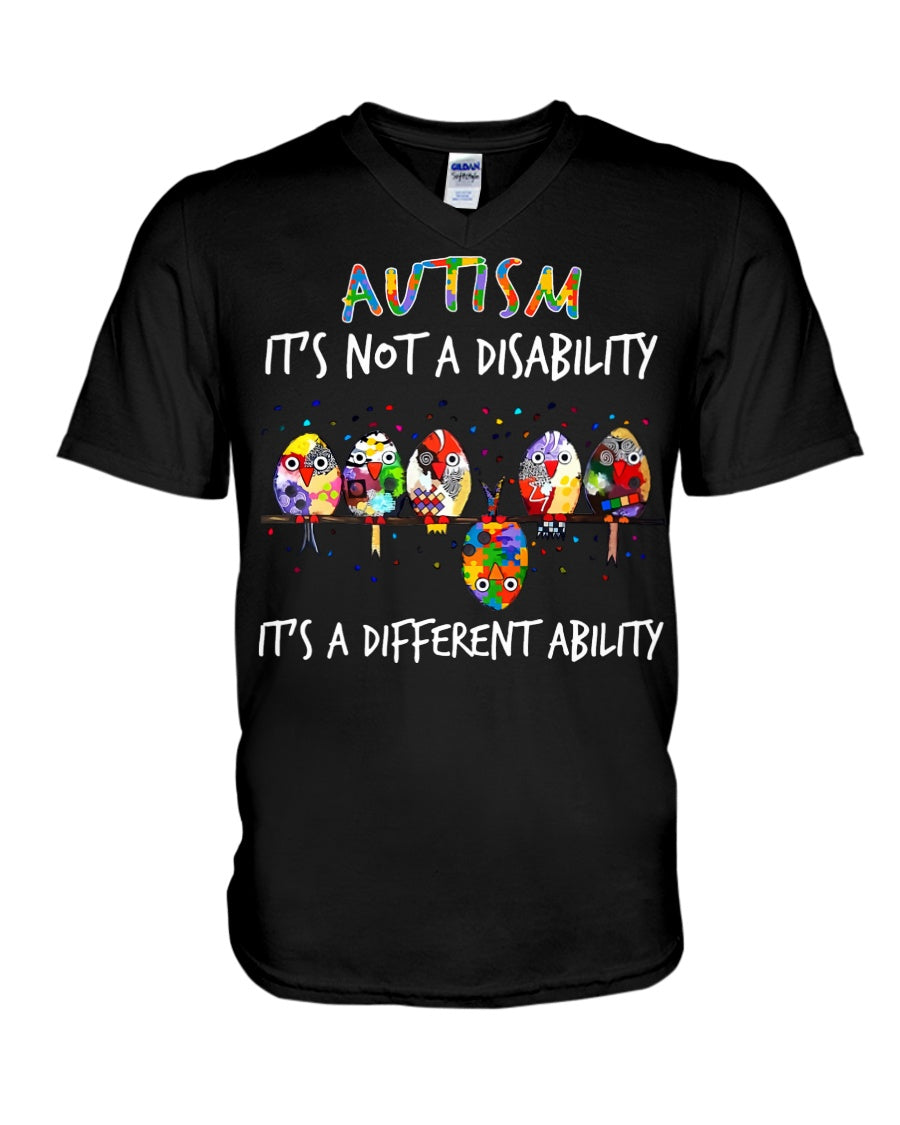 Autism A Different Ability - Autism Awareness T-shirt and Hoodie 0921