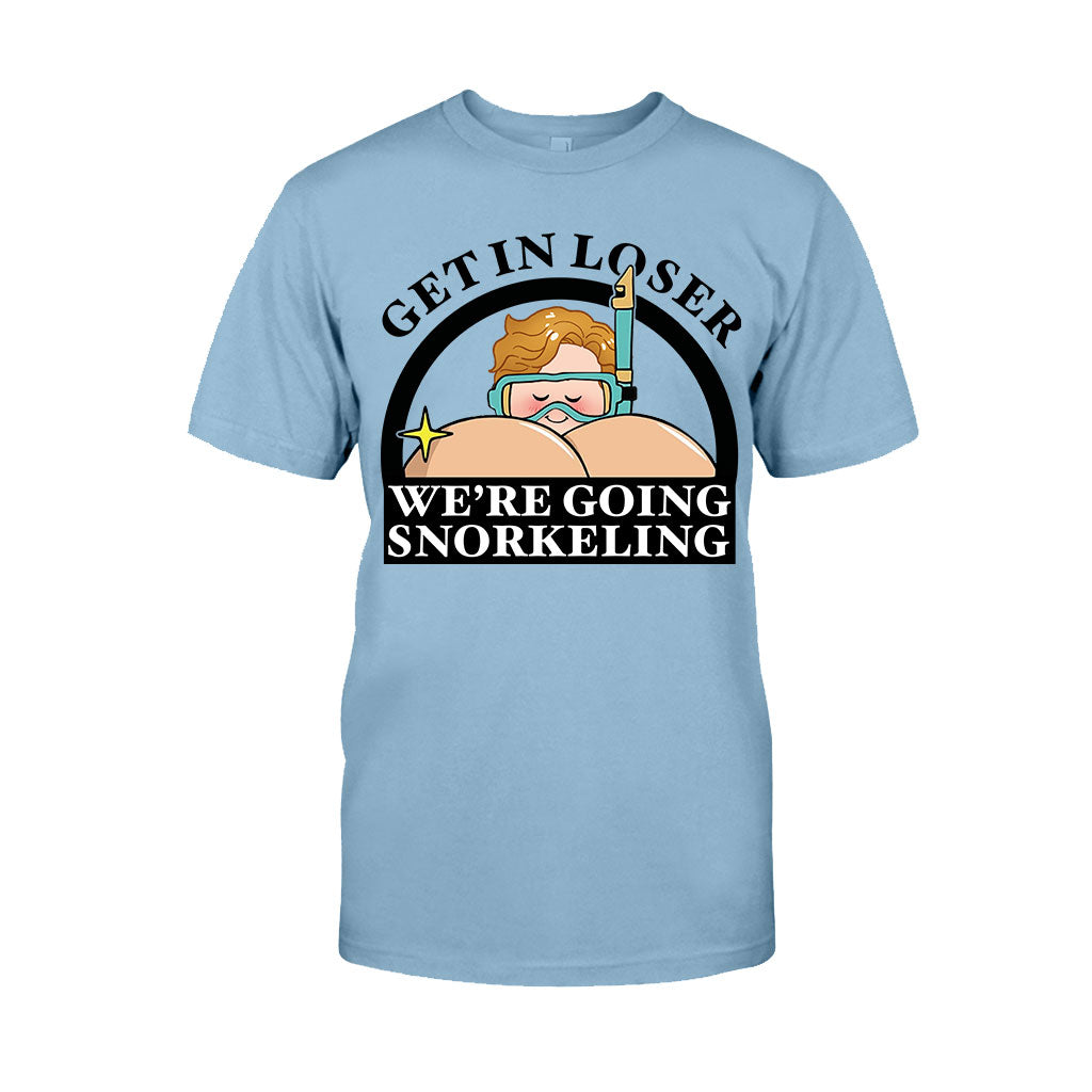 Get In Loser Funny Snorkeler - Personalized Scuba Diving T-shirt And Hoodie