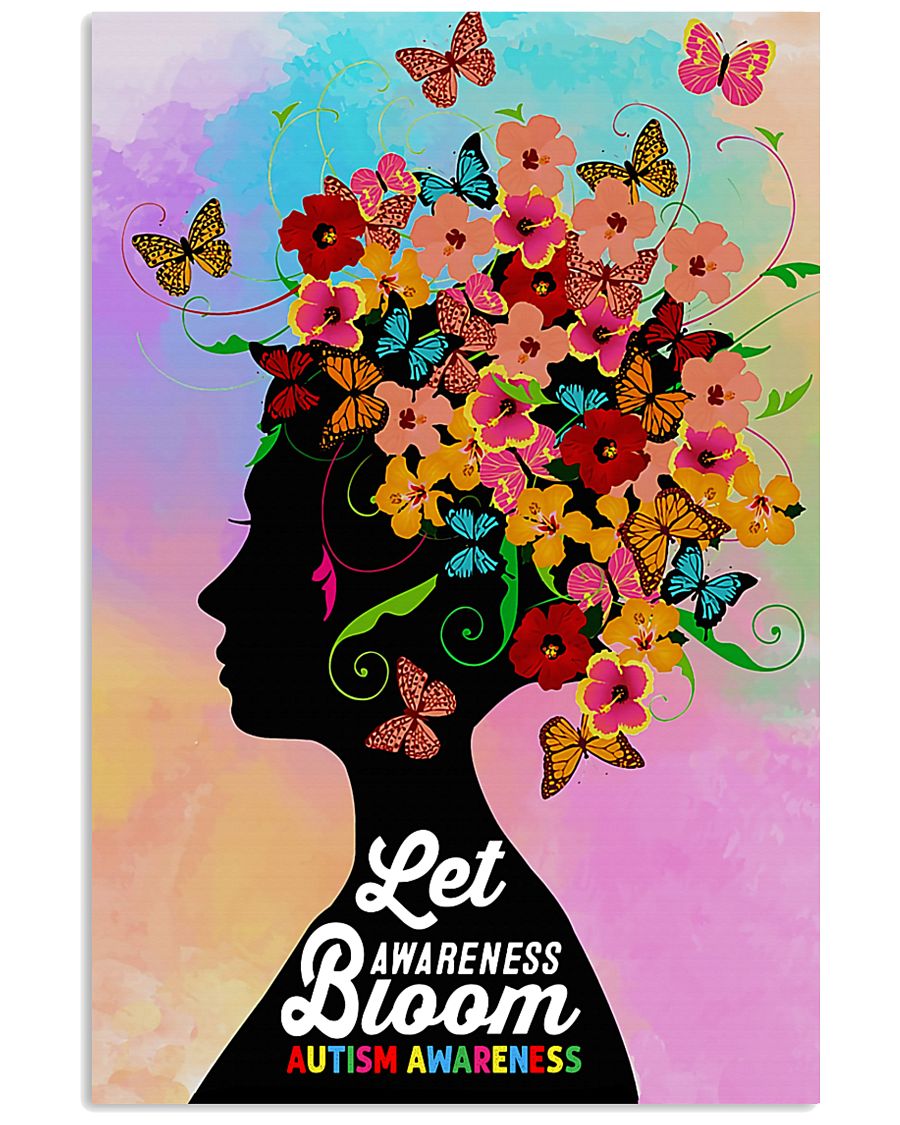 Let Awareness Bloom Autism - Autism Awareness Poster 0921