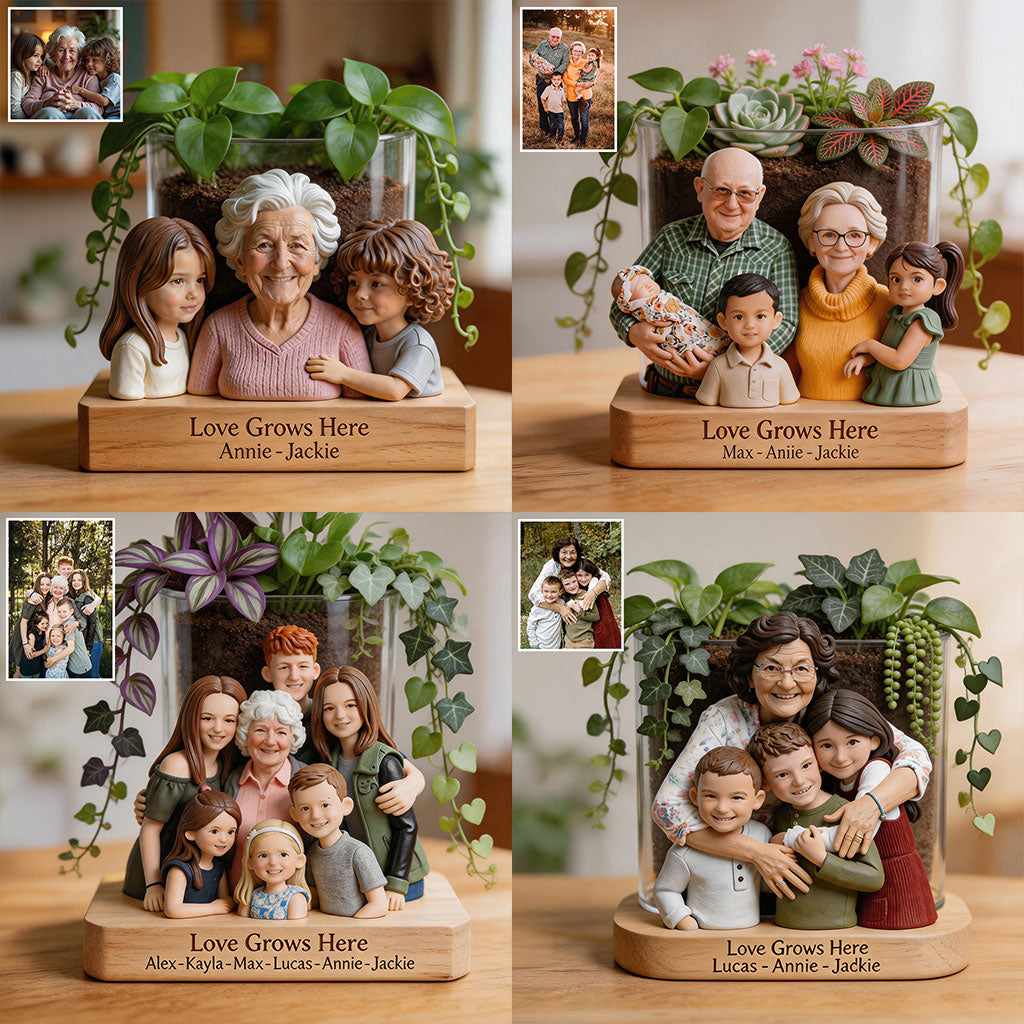 Grandma's Garden - Personalized Grandma Acrylic Pot