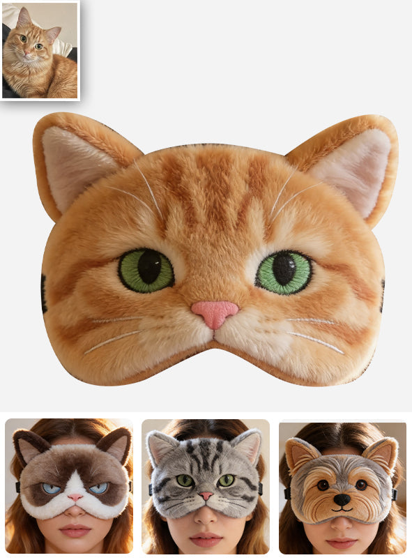 Happy Hours - Personalized Cat Cooling Sleep Mask