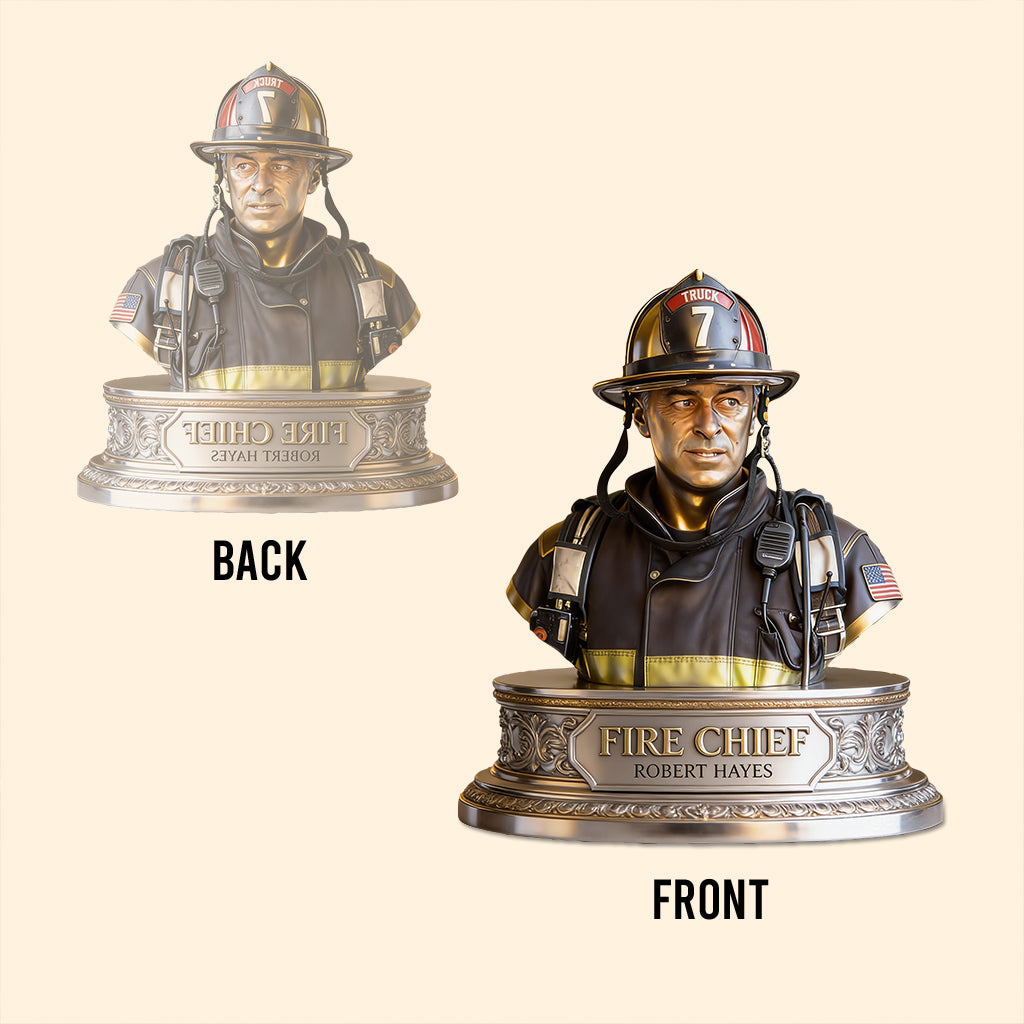 Custom Any Photo - Personalized Firefighter Custom Shaped Acrylic Plaque
