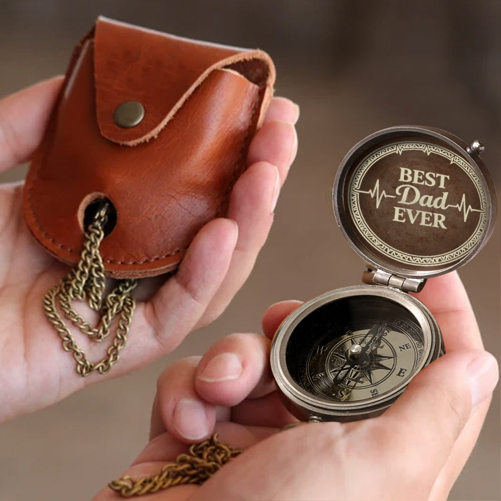 Best Dad Ever - Personalized Father Compass